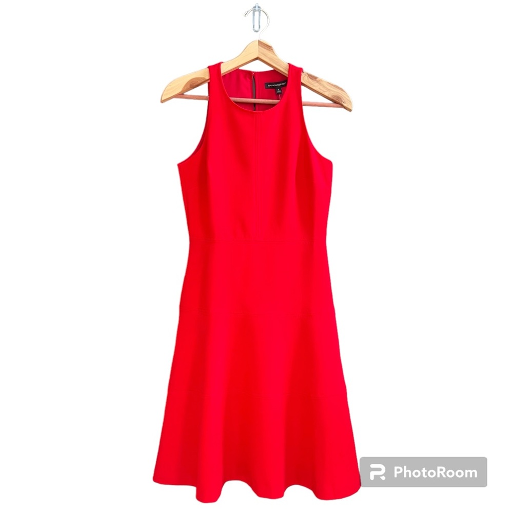 Banana Republic, red size 2, A-line, sleeveless Valentines dress. New with tags.